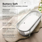 2pk Waterproof Bassinet Sheets Boy, 33x17 Mattress Cover - Image 2