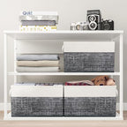 Fab totes Storage Bins 3-Pack, Foldable Storage Baskets - Image 6
