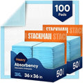 Chucks Pads Disposable Adult Underpads 36"x36" XXXL Super-Absorbent by StackMan