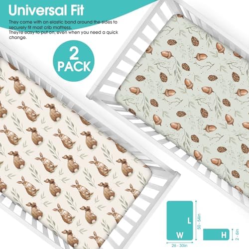 BROLEX Baby Fitted Crib Sheets: Kid Crib Sheets - Image 3