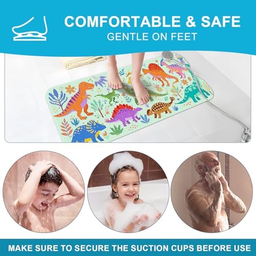 XIYUNTE Bath Mat for Tub Non Slip Bathtub Mat Non Slip 40x16 Baby Bath Mat - Image 7
