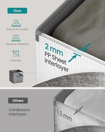 SONGMICS Storage Cubes, 13-Inch Foldable Closet Organizers - Image 3
