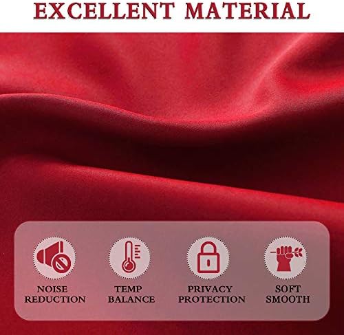 DONREN Christmas Red Valances for Bedroom - Image 3