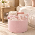 Large Gift Basket Empty to Fill Kit, Woven Rope Basket - Image 3