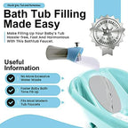 Bath Helper - Bath Tub Faucet Extender - Guides Water Directly from Faucet to - Image 3