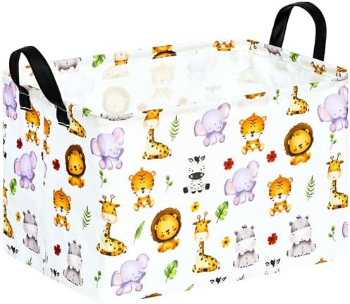 Kid Clothes Storage Basket Gift Shelf Basket Toy Storage Bin, Nursery Basket by KUNRO