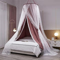 VETHIN Double Layer Princess Round Dome Canopy Bed Curtain by VETHIN