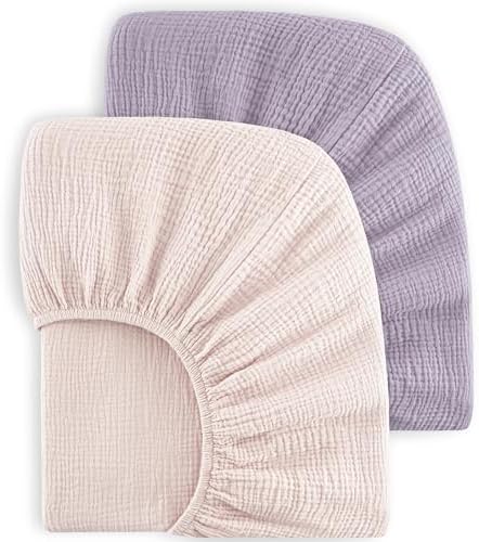 Bearmoss Muslin Crib Sheets by Bearmoss