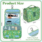 Hanging Toiletry Bag for Women, Portable Cosmetic Summer Beach Bag - Image 2