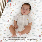 david's kids 3 Pack Fitted Crib Sheets, Ultra Soft Breathable Comfortable Baby - Image 2
