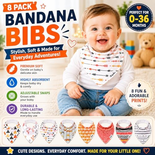 KiddyStar Premium Organic Cotton Bibs - Image 2