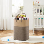 Artfeel Laundry Basket, Woven Cotton Rope Laundry Hamper, 80L Versatile Storage - Image 6