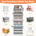 Over The Door Organizer Storage Large Capacity Hanging Bedroom Storage - Image 6