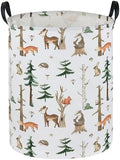 Kids Laundry Hamper, Animal Laundry Basket Collapsible Woodland Storage Baskets by Sanjiaofen