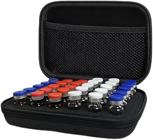 DHXYZZB Vial Storage Case 30 Slot Fits 1-3ML Vials by DHXYZZBBetterlivingwithpet