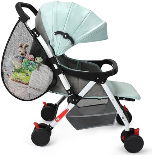 Accmor Universal Stroller Organizer, Side Sling Stroller Organizer, Mesh Cargo - Image 4