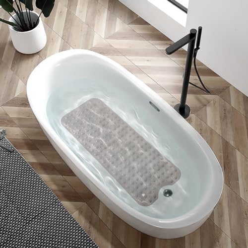 Bathtub and Shower Mats, Extra Long Non-Slip Bath Tub Mat 39 x 16 Inch - Image 6