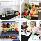 Extra Large Silicone Mat for Kitchen Counter 36" x 24" Silicone Table Mat for - Image 3