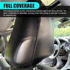 Shakas 2 PCS Cars Headrest Covers, Full Wrap-around Non-marking Fit - Image 4