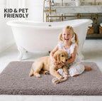 ILANGO Toilet Rugs U Shaped 22" × 24", Soft Absorbent Microfiber Bath Rugs - Image 3