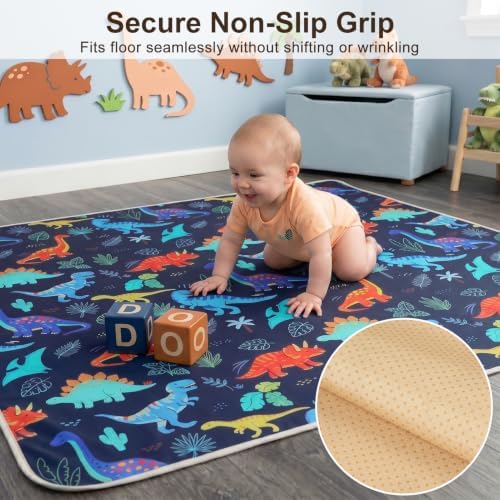 Basumee Splat Mat for Under High Chair, Waterproof & Mess-Proof Floor Mat - Image 4