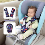3 Pcs Stroller Straps Pads, Soft Fabric - Image 2