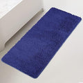 Yeaban Chenille Royal Blue Bathroom Runner Rug 24"x60" by Yeaban