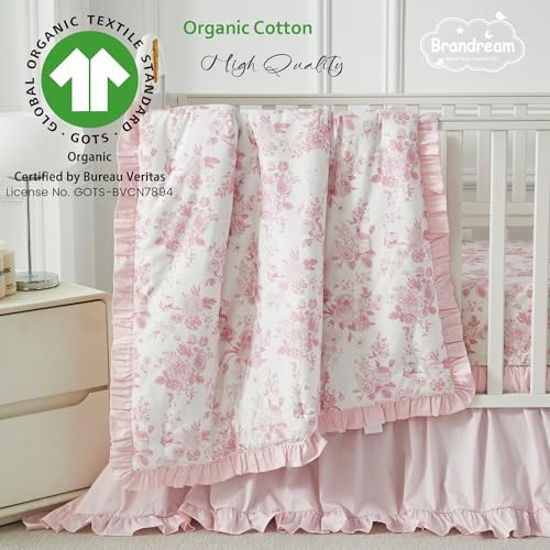 Brandream French Country Toile Crib Bedding Set - Image 3