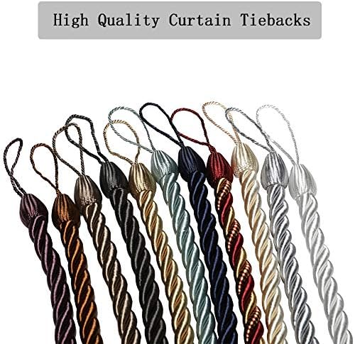 BEL AVENIR Curtain Tiebacks Ropes Tie-Backs, Handmade Holdbacks - Image 6