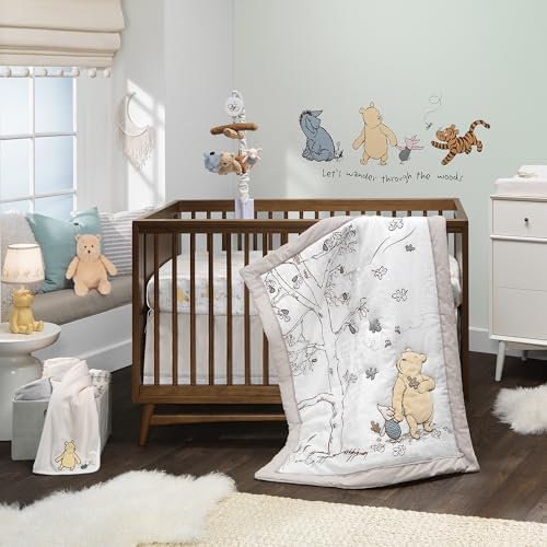 Lambs & Ivy Disney Baby Storytime Pooh 3-Piece Nursery Crib Bedding Set by LambsIvy