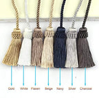 Curtain Tiebacks Handmade Curtain Holdbacks Rope - Image 6