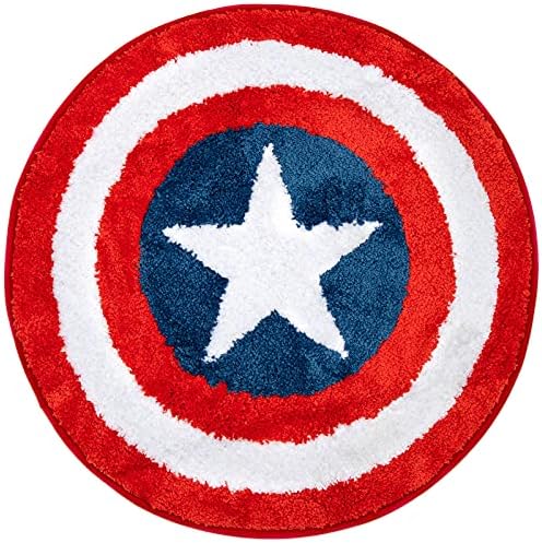 Jay Franco Marvel Avengers Shields Tufted Rug Tufted Polyester Bath Rug by JayFranco