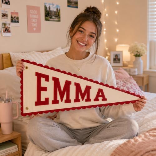 Personalized Embroidered Name Pennant Flag - Image 2