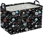 Sanjiaofeng Rectangular Moon and Stars Basket Waterproof Foldable Kids Laundry by Sanjiaofen