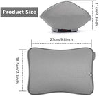 Aukee Memory Foam Car Neck Pillow Soft Leather Car Headrest - Image 7
