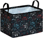 Rectangular Game Controller Storage Basket by VAIVUSTO