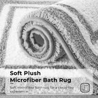GRANNY SAYS Microfiber Bathroom Rugs Non Slip Washable, Water Absorbent Bath - Image 3
