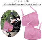 2PCS Universal Side Sling Stroller Cargo Net, Portable Storage Mesh Bag - Image 6