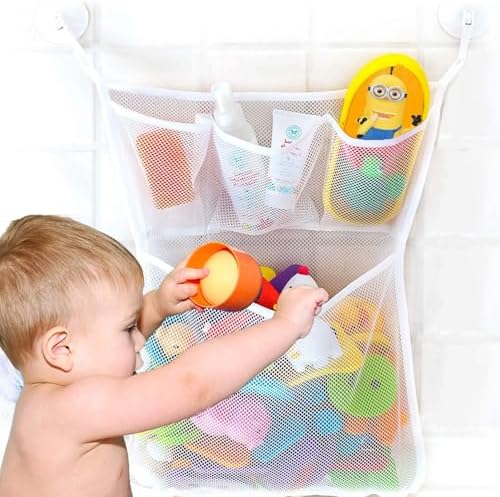 Bathtub Bath Toy Storage Net Shower Bath Toy Holder Organizer - Image 6
