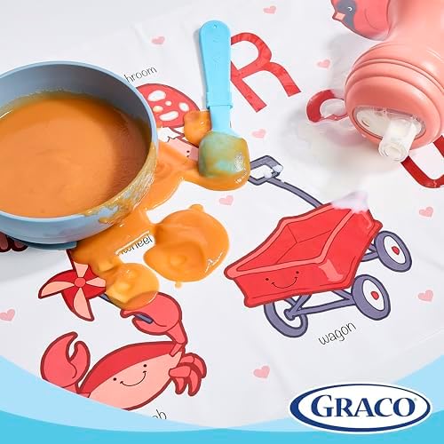 Graco Baby Disposable Stick-On Placemats, 40 Sheets - Image 4