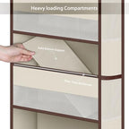 Univivi Fabric Over Door Hanging Organizer - Image 5