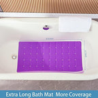 Webos Foldable Silicone Bathtub Mat: Jumbo Size Heavy Duty Safety Bath Mat - Image 2