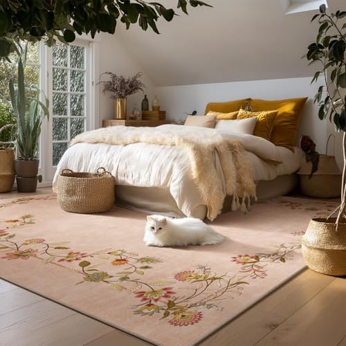6x9 Area Rugs for Living Room: Washable Bedroom Rug Non Slip Large Carpet - Image 4