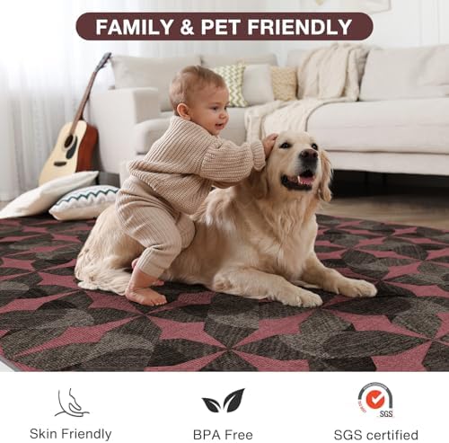 Tydle Chair Mat for Hard Floors, Non-Slip Hard Floor Protector Computer Under - Image 6