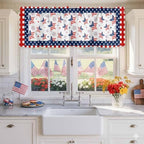 4th of July Kitchen Curtains Valances - Image 2