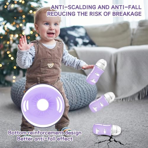 Silicone Sleeves for Avent Natural Glass Baby Bottles, BPA Free, Anti Breakage - Image 6