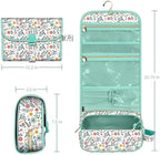 FINTIE Hanging Toiletry Bag Portable Travel Cosmetic Makeup Organizer - Image 6