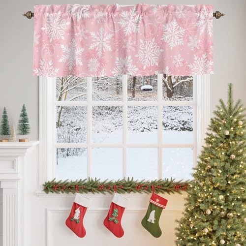 Vandarllin Christmas Kitchen Curtains Valances - Image 4