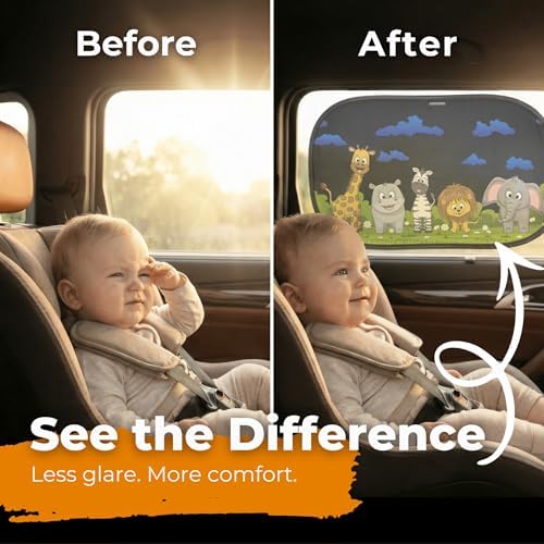CARAMAZ Car Window Shade for Baby - Image 3