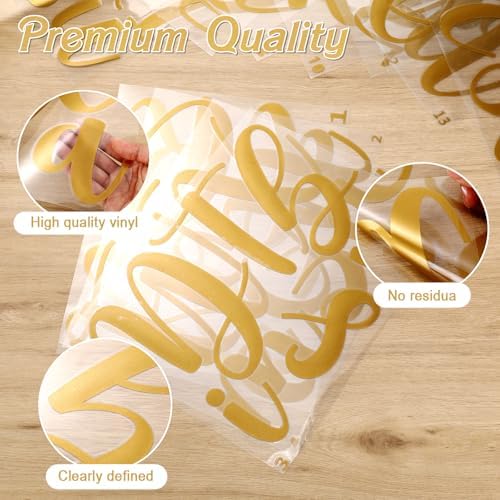 Boao Personalized Name Letter Wall Decal, Elegant Script - Image 4